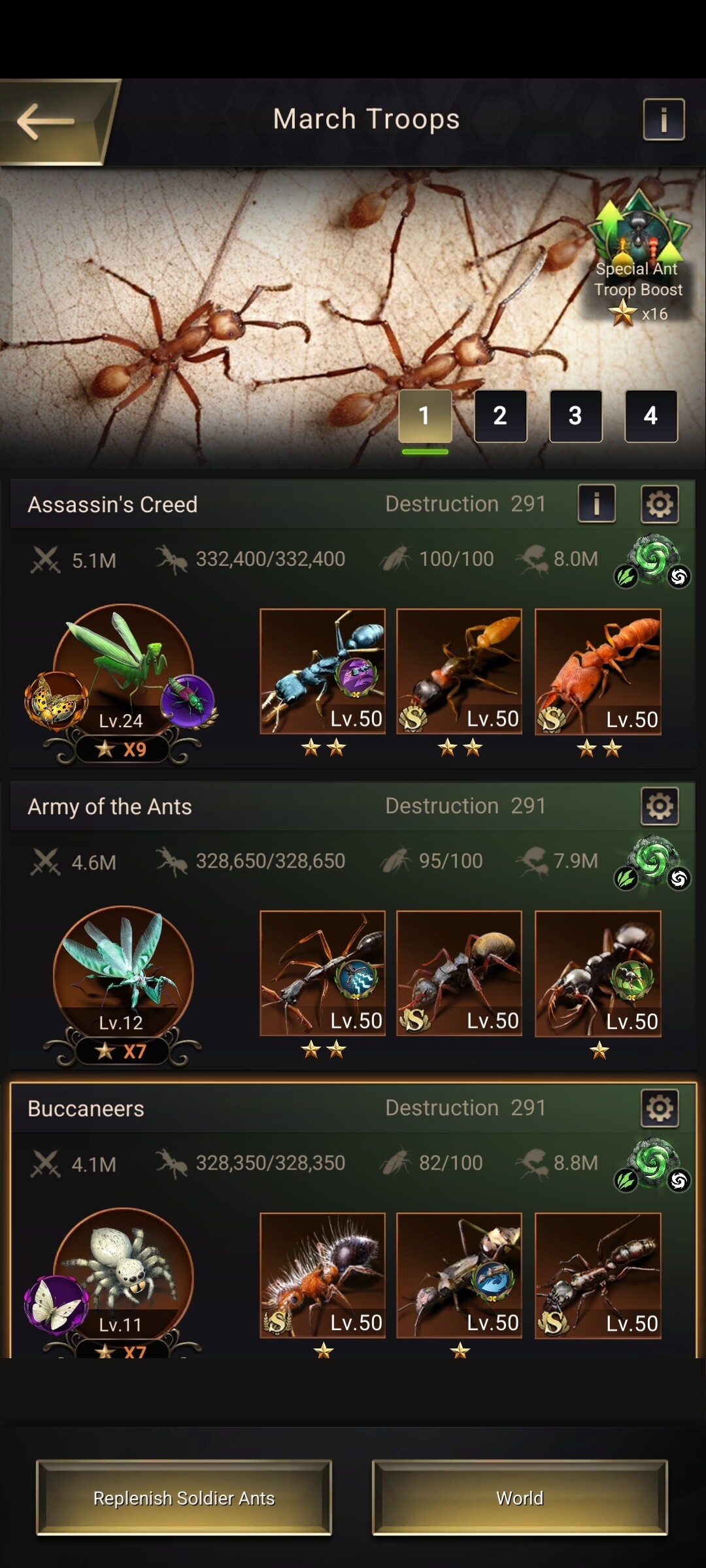 Khaos example of troop formations Khaos example of troop formations